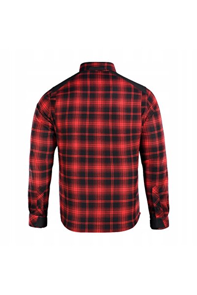 NO BRAND Cămașă tactică în carouri M-Tac Redneck Roșu/Negru 3 XL pentru bărbați