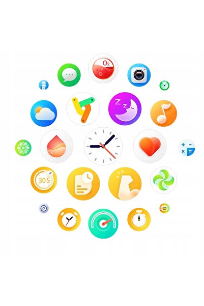 Rubicon Ceas de damă Smartwatch Apeluri telefonice Meniu PL Ceas Pro