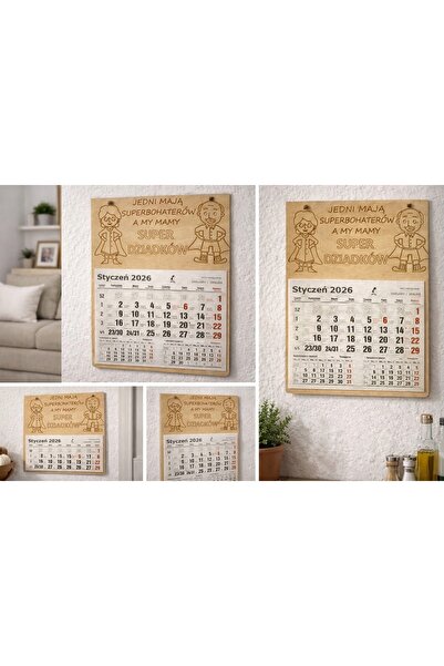 NO BRAND SUPER BUNICI Calendar Ziua Bunicii cadou gravat pentru bunici
