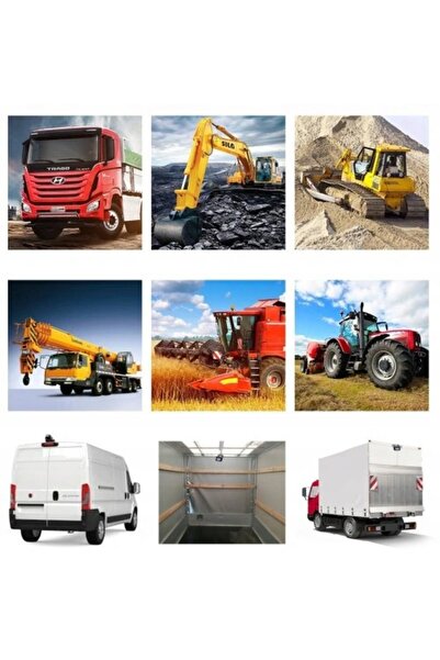 NO BRAND Monitor 10,36'' 4X Cameră Înregistrator pentru Combină Agricolă