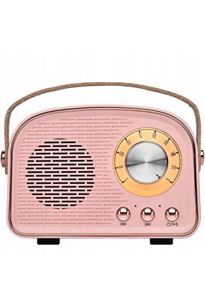 NO BRAND MINI BOXĂ BLUETOOTH ROZ + RADIO FM CADOU PENTRU FETE, COPII, ADOLESC...