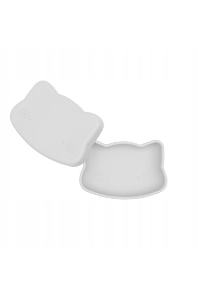 NO BRAND Recipient din silicon alimentar „Pisicuța Gri” pentru coacere și con...