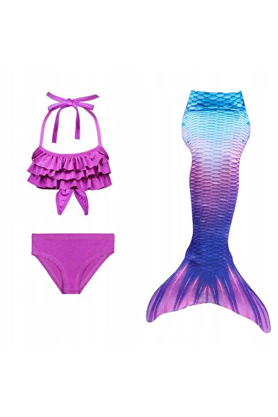 Master Costum de sirenă, rochie de sirenă, 150 cm, pentru fetițe, pentru piscină