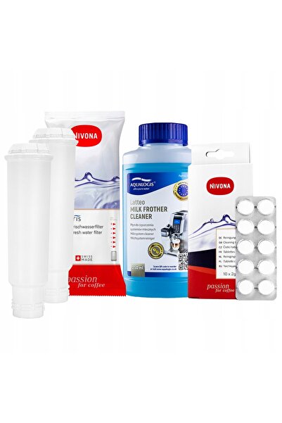 NO BRAND 2 filtre de apă pentru aparat de cafea Nivona + Tablete NIRT701 + Li...