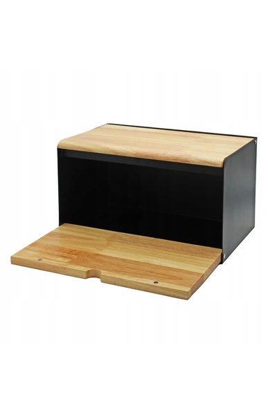 Brunbeste Set Chlebak bej, lemn negru