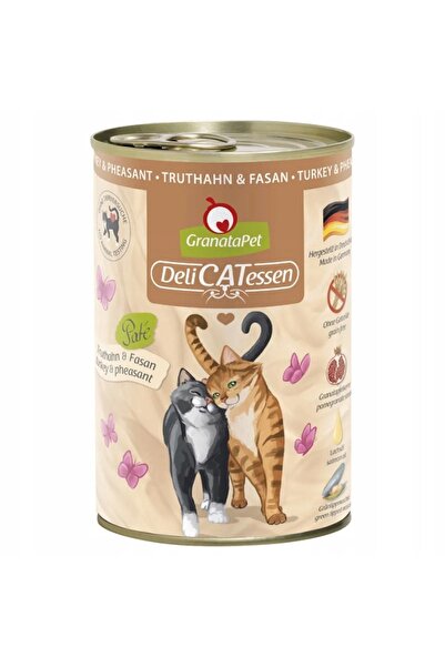 NO BRAND GranataPet DeliCatessen hrană umedă pentru pisici, curcan și fazan 6...