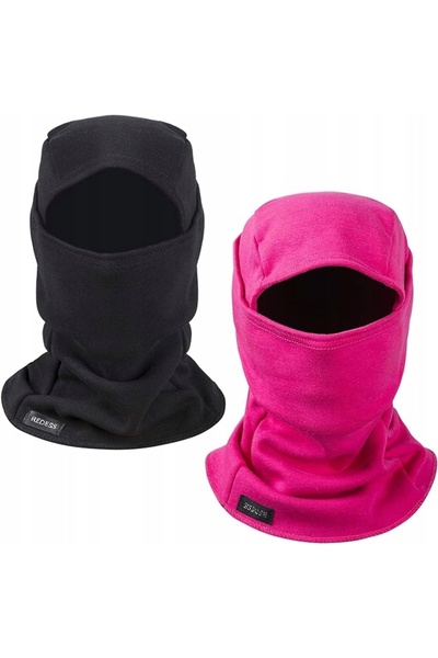 NO BRAND Căciulă călduroasă din fleece pentru ciclism, balaclavă de schi, mas...
