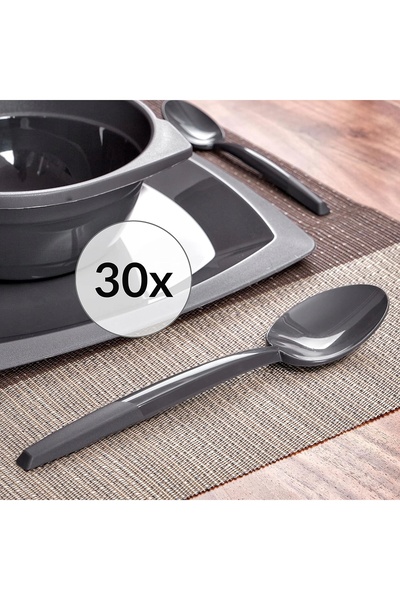 NO BRAND Set tacâmuri din plastic reutilizabile 150 bucăți