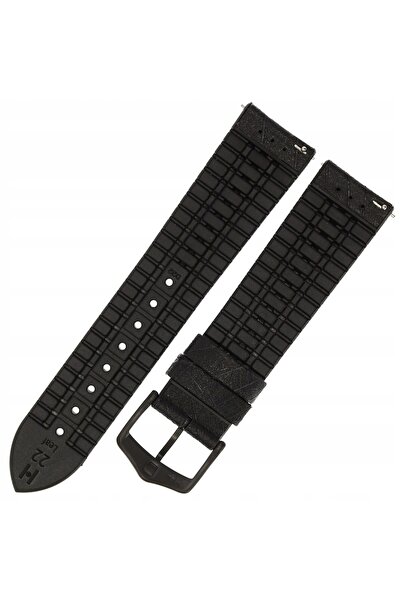 NO BRAND Curea de ceas din cauciuc ecologică HIRSCH PREMIUM LEAF 22 mm 092504605