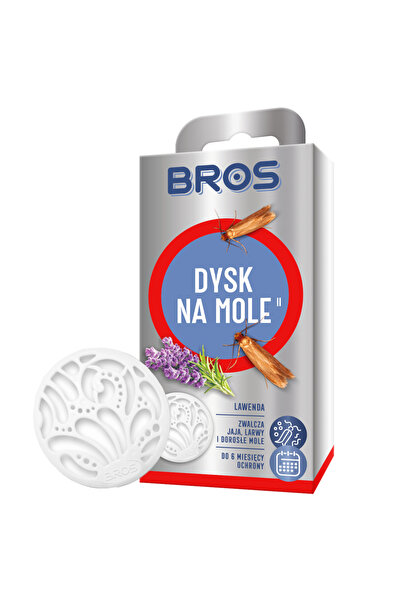 bros 10x Discuri cu lavandă pentru combaterea molilor de haine - Protecție ef...