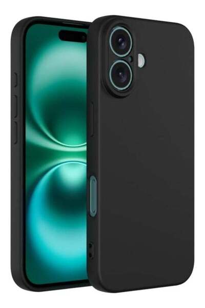 MAXFIM Case for iPhone 16 Black Cover Slim Fit Soft Back TPU Cover Flexible S...