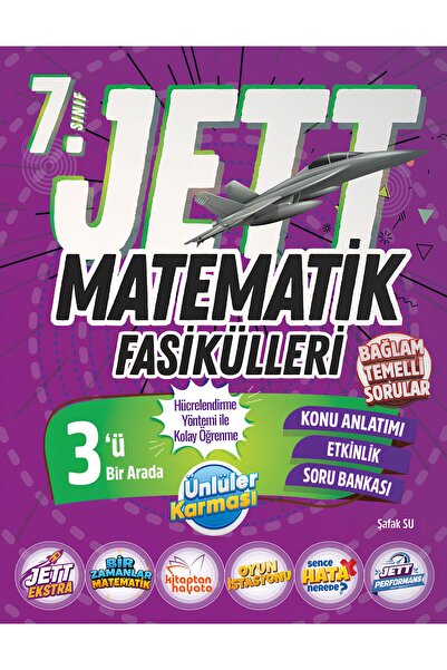 Ünlüler Karması Maarif Model 7. Sınıf Jett Matematik Fasikülleri 2027