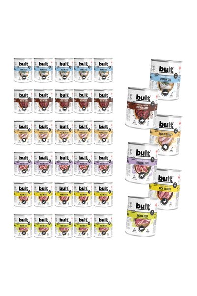 Bult Hrană umedă completă pentru câini, arome asortate, cutie 30x800g
