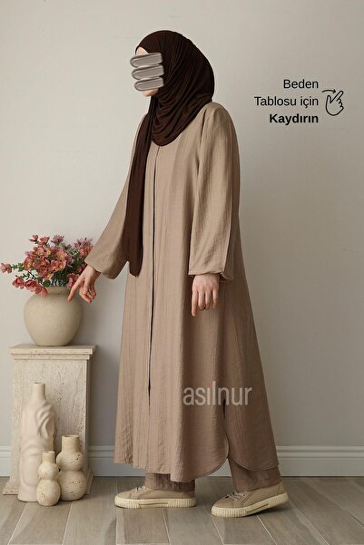 ASİLNUR Aksa Umre Double Set Mink