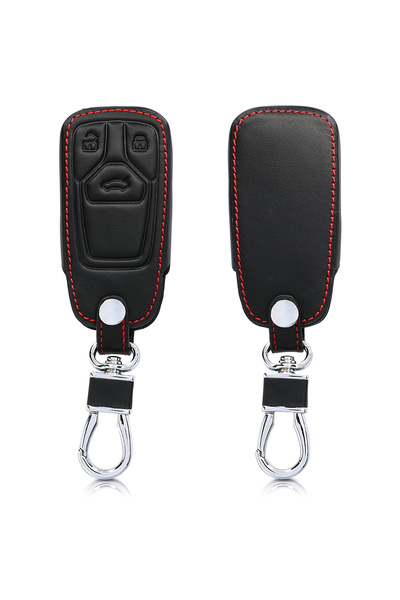 KWmobile KW Θήκη Κλειδιού Audi - Συνθετικό δέρμα - 3 Κουμπιά - Black