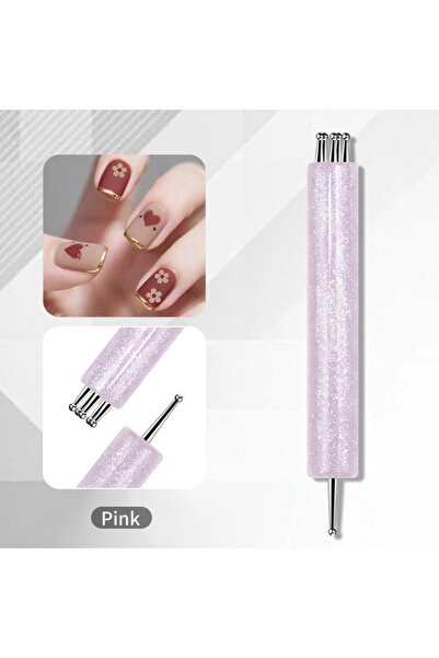 Choice3 63552-1 1Pc DIY Nail Art 5 Petal Flower Dotting Tool Fine Tip Rhinest...