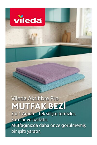 Vileda 2 Paket 2'li Actifibre Bez