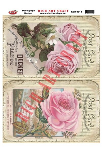 Rich Decoration Paper: 9318