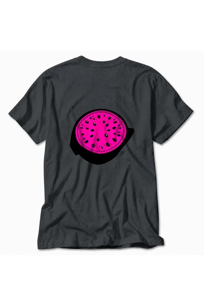 WAKHA Unisex Smoked Dragon Fruit Modern Graphic Printed Regular Fit 100% Cott...