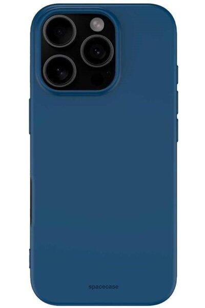 spacecase Θήκη iPhone 16 Pro Silicone Case Σιλικόνης - Blue