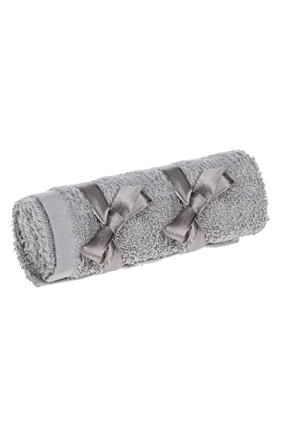 Zâna Casei Grey Cotton Towel 50x30cm