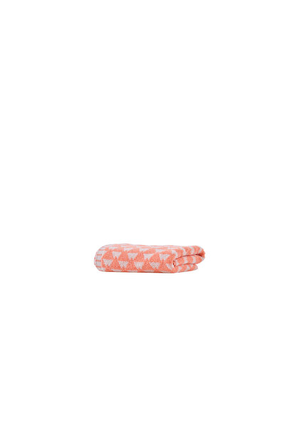 Doqu Home Jungle Muse Pyramid Face Towel 50X90 Coral