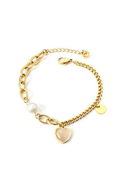 Generic Brand Amour Pearl Charm Bracelet