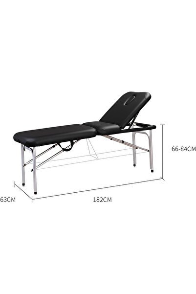 Generic 3-Section Portable Folding Massage Table 25Inches Trolley Bag with Wh...