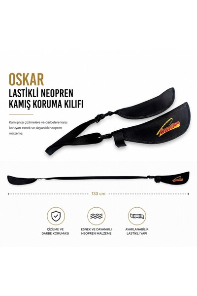 Oskar Lastikli Neopren Spin-LRF Kamış Koruma Kılıfı