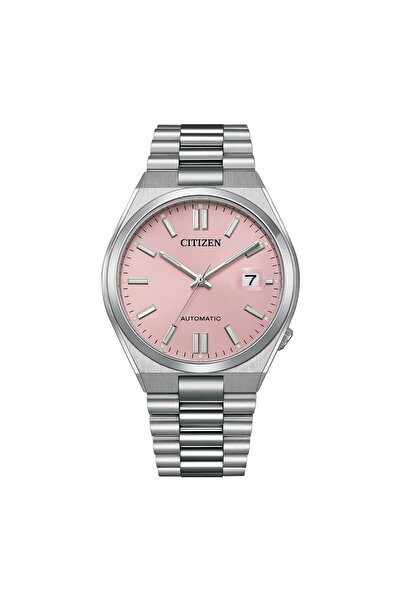 Citizen Ανδρικό ρολόι Tsuyosa Automatic NJ0158-89X, Ασημί / Ροζ