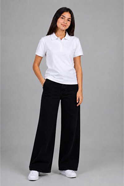 AYD High School Girls' Palazzo Pants Size 34-42 Black