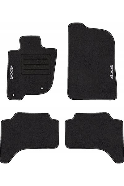 NO BRAND Covorașe auto 4x4 pentru Mitsubishi L200 IV (2006 - 2015) set comple...