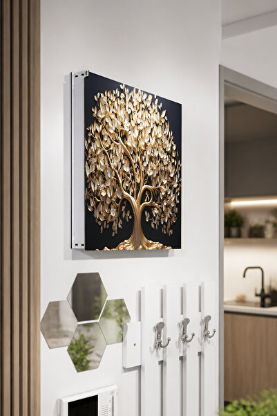 kutuTR Dekoratif Sigorta Kutusu Kapağı 39x32 cm Açılır Kapaklı Elektrik Panosu Gizleme Paneli SS017