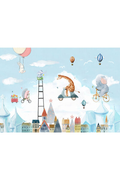 VIODESIGN Fototapet Copii, autoadeziv, Animale Fantezie, multicolor,200x300 c...