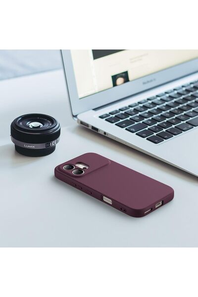 m.tk moveteck Honor 600 Uyumlu Kılıf Kamera Korumalı Yumuşak Renkli Mat Silikon + 9H Ekran Koruyucu Cam 2in1 Set