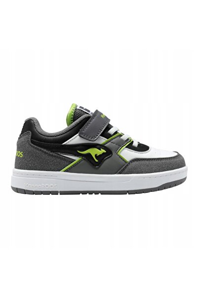 NO BRAND Pantofi pentru copii KangaROOS K-CP Bounder EV, gri metalizat/verde ...