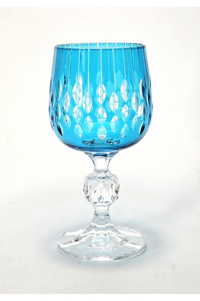 Kristal Market Bohemia Crystal Handmade Drop Coffee Side Glass 150Cc