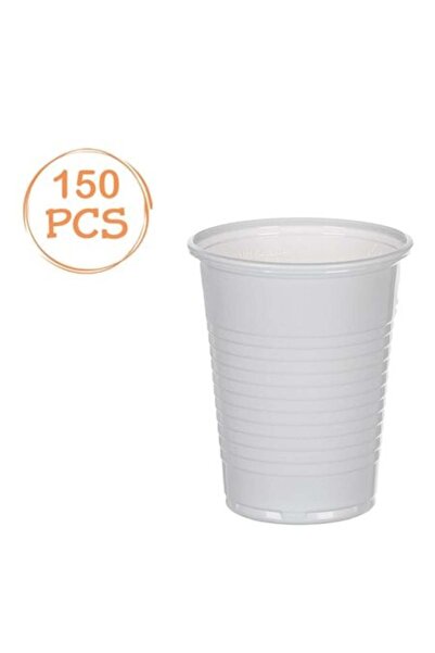 OEM Set of 150 White Plastic Cups 200ml