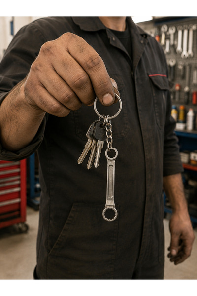 HER ŞEY NOTA www.herseynota.com Repair Wrench Figured Metal Keychain – Specia...