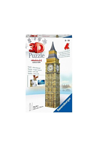 RAVENSBURGER 3D Mini Puzzle: Big Ben (54 pieces) (11246)