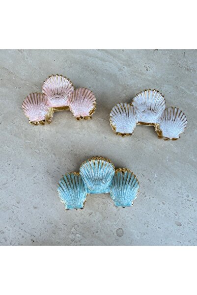 nesdesignn Triple Oyster Metal Clasp Buckle -Pink