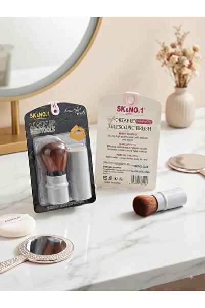 HASSANCO Sk&No.1 Portable Telescopic Makeup Brush