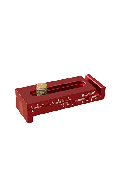 Choice 1pc Red Table Saw Gaps Gauge 5-40mm Woodworking Mortise and Tenon Tool...