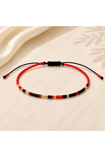 Generic Brand Brățară Personalizată Cod Morse – Model Full Clasic Red – Mărge...