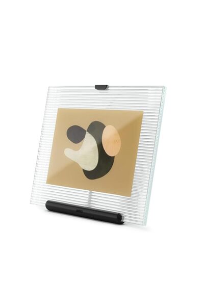 Generic Brand Umbra Flute 4x6 Floating Picture Frame – Modern Glass Photo Fra...