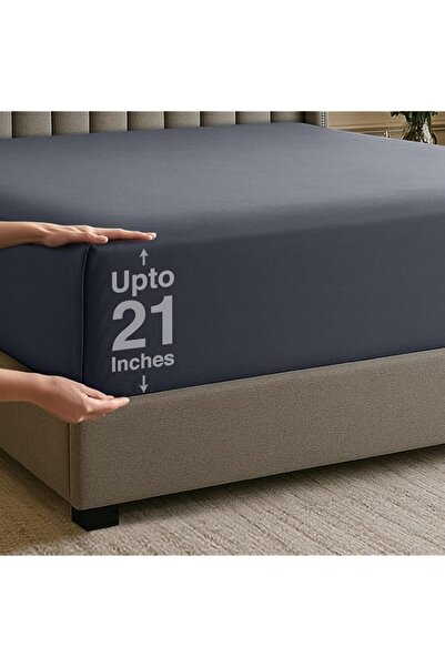 Generic Utopia Bedding Fitted Sheet, 53cm Extra-Deep Pockets, Soft Microfiber...