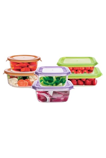 Generic Westinghouse 6-Piece Glass Storage Set with PP Lids | Rectangle (370m...