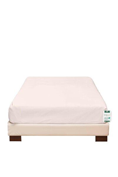 Generic Cotton Home 1PC Fitted sheet- Ivory 180x200cm / 71x79inch Supersoft M...