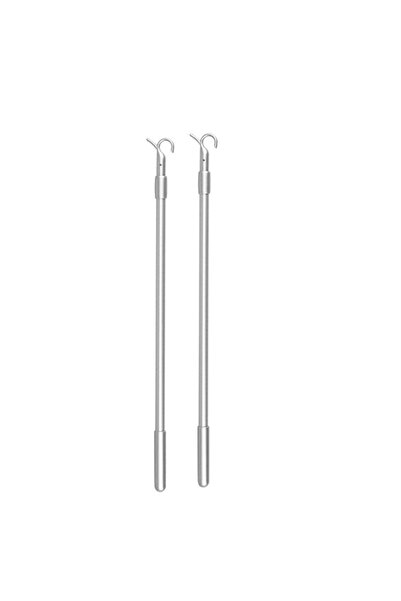 Generic 2Pcs 13"-24" Telescop Draw Rod for Cordless Blinds,Cellular Shades an...