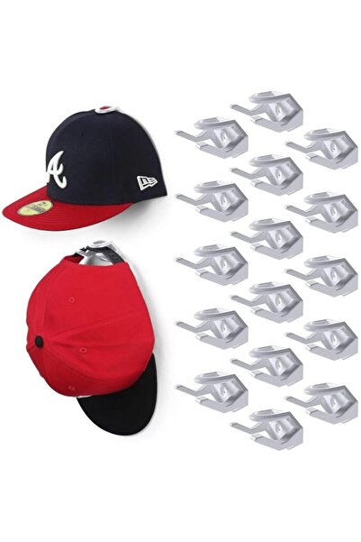 Generic Aputue Hat Racks For Baseball Caps, 16 PCS Adhesive Wall Mount Displa...